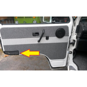 T3 luchtrooster in deur links zwart GEBRUIKT 251837897