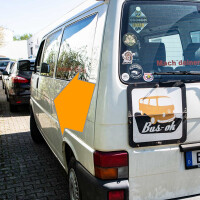 T4 reparatiedeel zijpaneel midden links, 1/3 hoog 7D1809159A