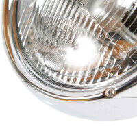 Type2 early bay Genuine Hella Headlight with chrome ring lef