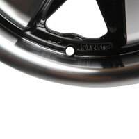 Type2 bay and T25 SSP Fooks Alloy Wheel Black/Polished 5,5Jx