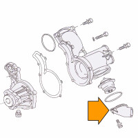 T25 T4 Thermostat Flange Cover, Diesel, OEM partnr. 03012112