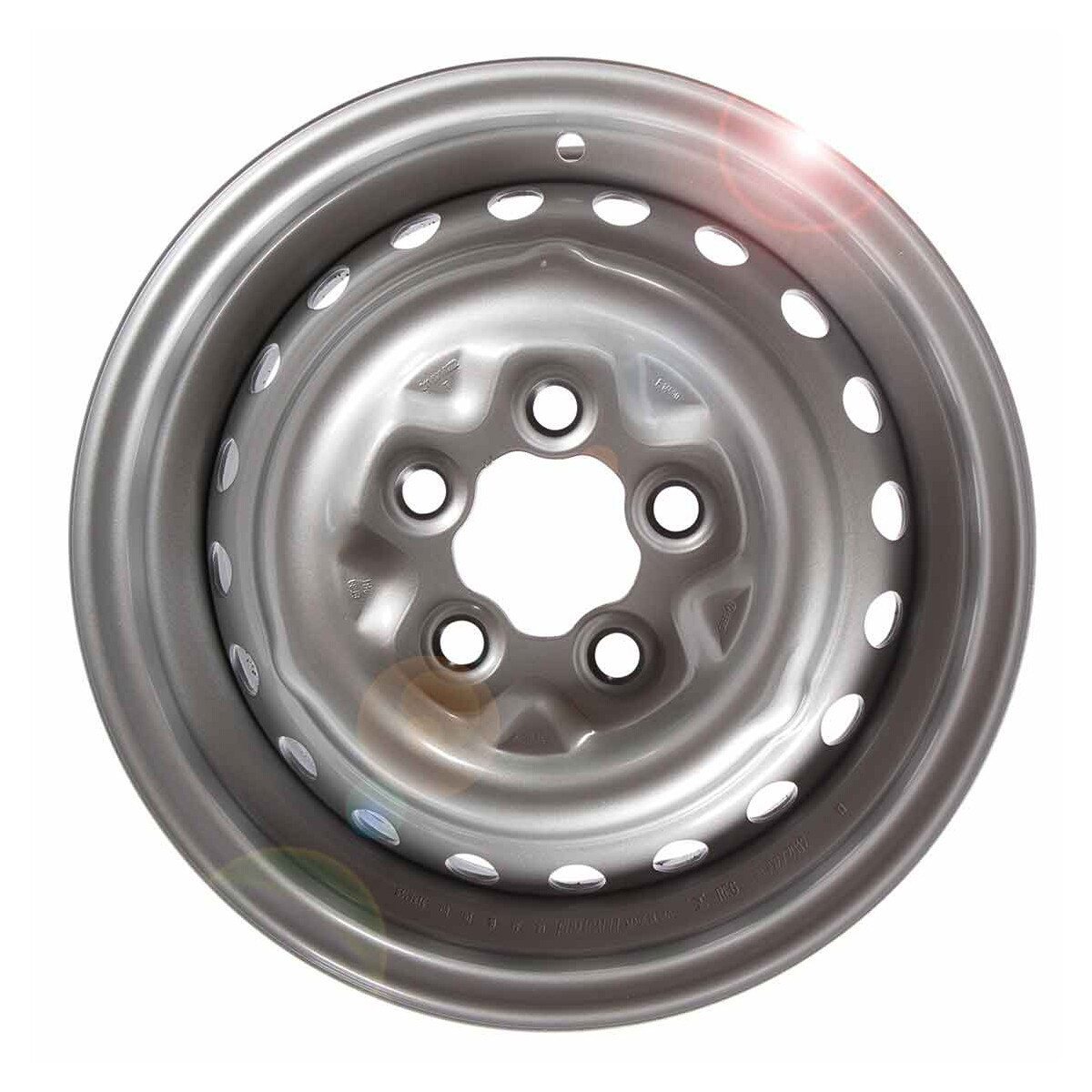 T25 Genuine Volkswagen Silver Steel Wheel 5.5Jx14 ET39 5x112 OE-Nr. 2 ...