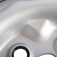 T25 Genuine Volkswagen Silver Steel Wheel 5.5Jx14 ET39 5x112