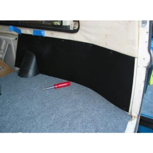 Type2 Late Bay rear luggage compartment panels black...