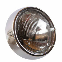 Type2 early bay Genuine Hella Headlight with chrome ring rig