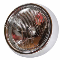 Type2 early bay Genuine Hella Headlight with chrome ring lef
