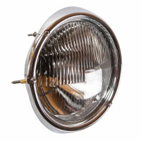 Type2 early bay Genuine Hella Headlight with chrome ring lef