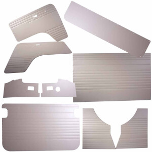 Type2 Bay Window Door Panels 77-79 Complete 9 PC. Vinyl...