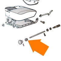 Type2 bay bearing bush for seat adjustment OE-Nr. 211-881-17
