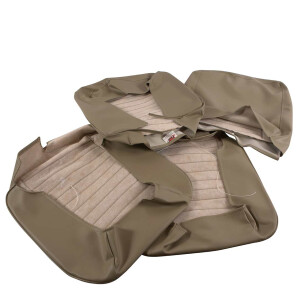 Type2 bay seat cover set beige vinyl 08.1973 bis 07.1979...