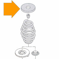 T3 T4 veerschotel pakking boven 19mm, 7D0511147B TOP! 6