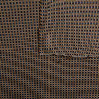 T3 Gardinenstoff Vorhangstoff blau-braun, 1,40 breit, Top 4