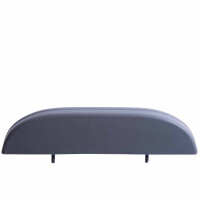Type 2 Split rear seat arm rest dark grey, top, 59-67 221867