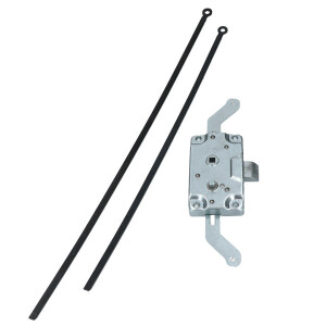 Type 2 Split Cargo door lock mechanism with locking rods,...