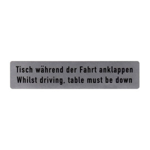 Type2 Split / Early Bay Westfalia tafel sticker
