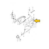 T2 kickpanel/sproeierreservoir voor koplampsproeiers 2119554