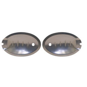 T2 deurschelpjes Aluminium paar