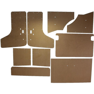 Interior Panel Kit (9 Panels) VW Type 2  T2a 8.67 - 8.71