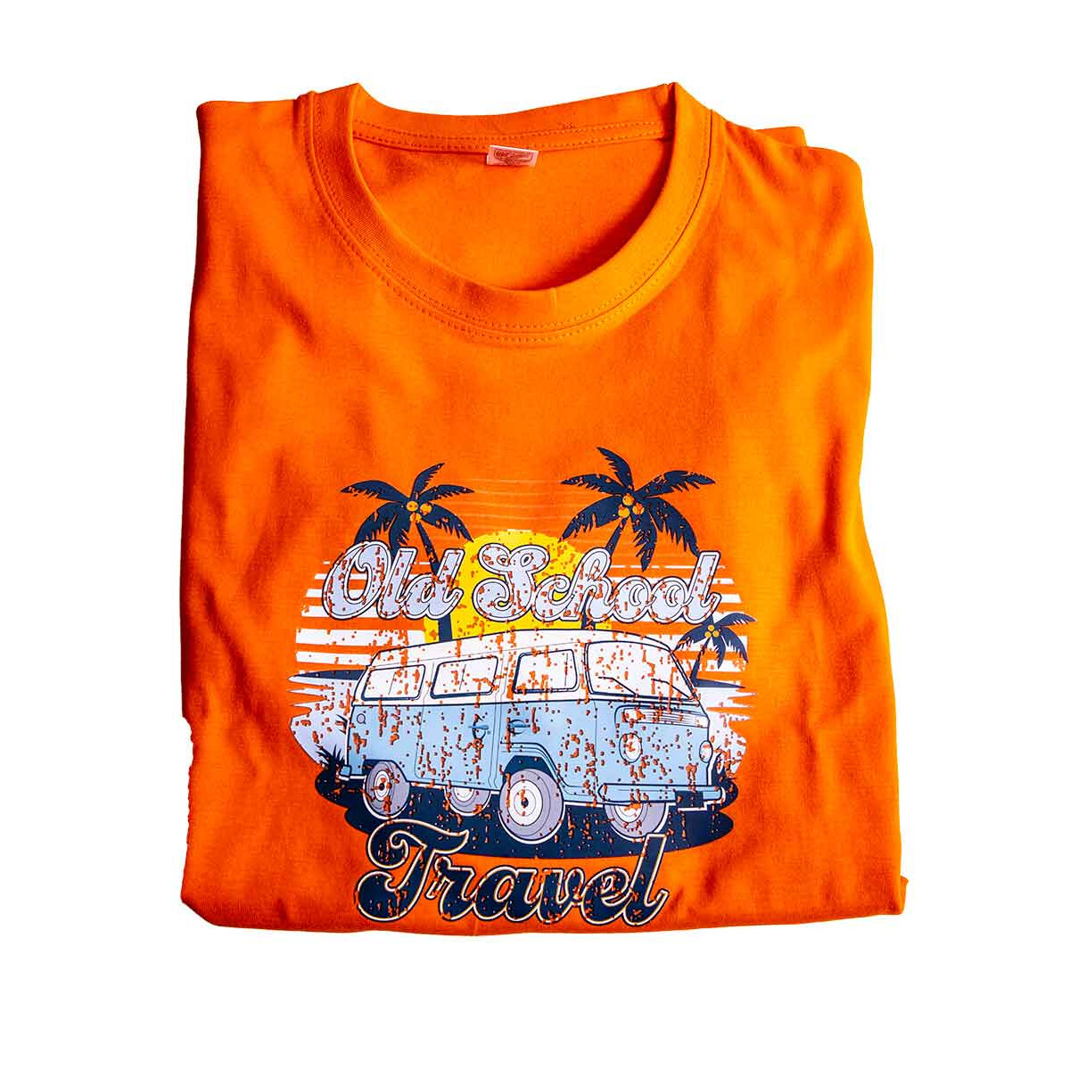 TShirt Old School Travel in Orange, 24,50