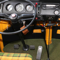 Type2 bay Westfalia cab carpet in green, 73 - 79, Top 5