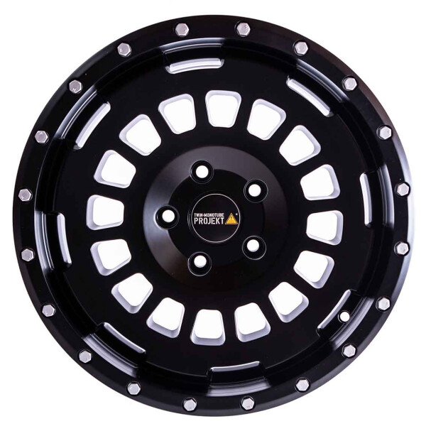 【新品未使用】one or eight　5T9i 黒皮鉄 TWIN-MONOTUBE-PROJEKT-AT 8X17 SATINBLACK, CONCAVE, 880,50 €