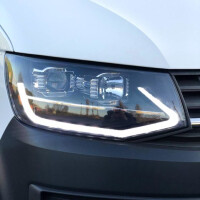 T6 V3 koplampen met LED en dynamisch knipperlicht zwart 3