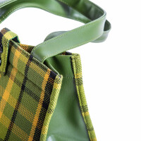 Westfalia Handbag in green-yellow plaid. 3
