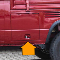 T25 striker plate c-pillar outside single crew cab, orig. VW