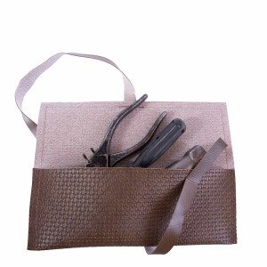 Type2 Split, Bay and T25 Pocket for Tool Kit Basket Brown
