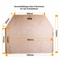 T5/T6 houten panelen tbv dakbed 7