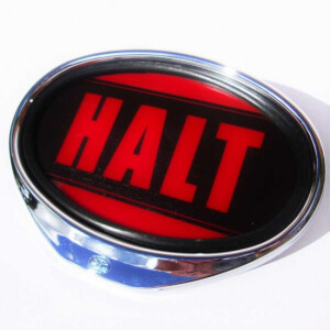 HALT light sign - derde remlicht