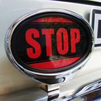 STOP light sign - derde remlicht 4