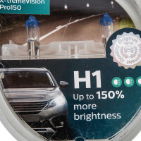 H1 Paar Halogeenlampen Philips X-TremeVision +150% meer lich