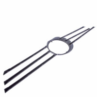 T5 radiator grill binnen, primer 7H5807819 GRU 2
