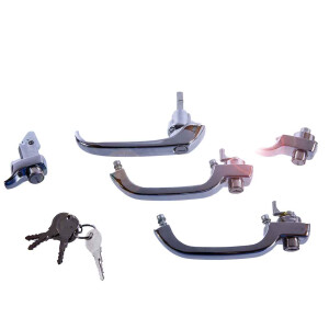 Type2 bay, complete door lock set, 8.67 - 7.68, Top...