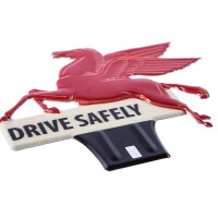 Autoplakette "Pegasus - Drive Safely" Reliefpr&aum