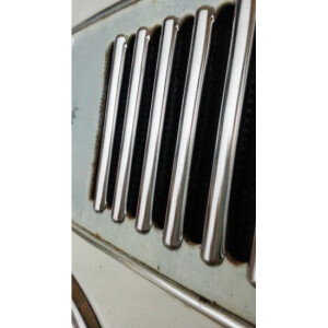 Type2 Bay Front Grille Fresh Air Vent Trims Stainless Steel