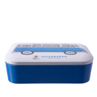 Type2 Split Blue VW Bamboo Lunch Box 4