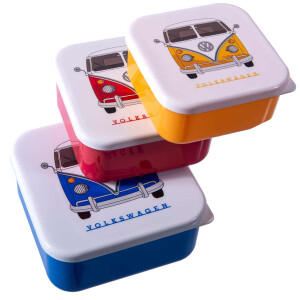 Type2 Split Set of 3 Volkswagen Lunch Boxes