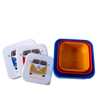 Type2 Split Set of 3 Volkswagen Lunch Boxes 4
