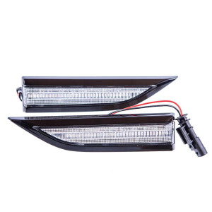 T6 Sequential LED Side Repeaters - White - Pair