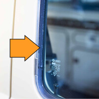 T3 Fensterführung für Kurbelscheibe mit Nut f&uuml