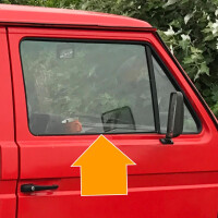 T25 Cab door glass right, clear, USED. 2 gallery