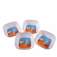 Melamine 4 pieces Bowls in campervan-design 4
