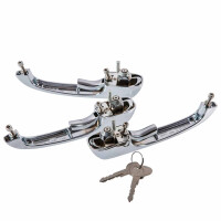 T2 Türgriff Satz Chrom Doka Doppelkabine 3tlg.  8.68 - 