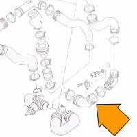 T4 drukslang turbo AXG orig.VW 7D0145832B 5