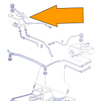 T3 Kraftstoffausgleichsbehälter Links 2 WD Verglnr. 251