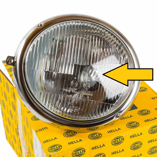 Type2 split HELLA headlight lens left USED 211-941-115, 33,00 €