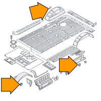 T4 T5 stop wielkas/dorpel orig. VW, N10034401 N10226501 5