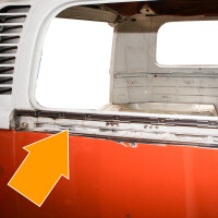Type2 bay Van Conversion Rear Side Window Repair Recess, Lef